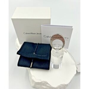 Calvin Klein Jeans Stainless Steel Silver Tone Ring Size 5